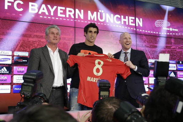 Javi Martínez ya luce como jugador del Bayern Munich