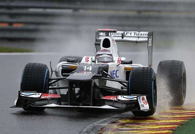 GP de Bélgica 2012 Fórmula 1: la lluvia sobre Spa hace inútiles los primeros libres