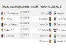 Liga Española 2012/13 2ª División: horarios y retransmisiones de la Jornada 7