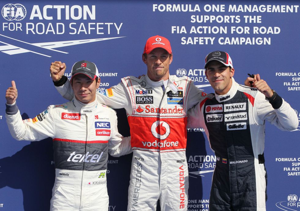 GP de Bélgica 2012 Fórmula 1: Button se lleva la pole en Spa, Alonso es sexto