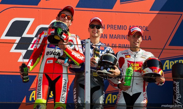 GP Misano de motociclismo 2012: Lorenzo gana la carrera más atípica de los últimos años