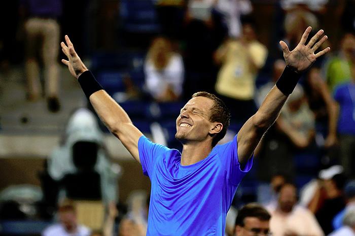 US Open: Murray, Del Potro y Berdych ganan, eliminados Federer y Del Potro