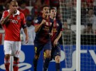 Liga de Campeones 2012/13: el Barça gana al Benfica con goles de Alexis y Cesc