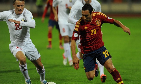 España golea a Bielorrusia con un hattrick de Pedro