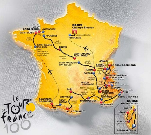 El Tour de Francia presenta su recorrido para 2013, el del Centenario