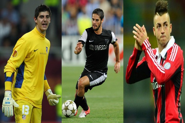 Finalistas del Golden Boy 2012: Courtois, Isco y El Shaarawy