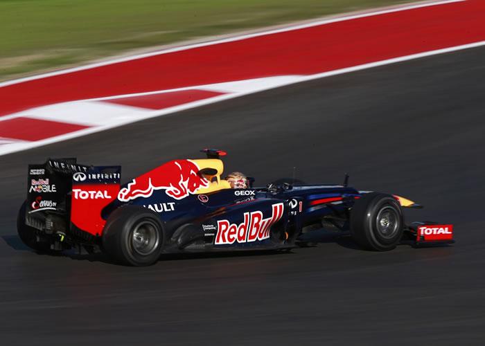 GP de Estados Unidos Fórmula 1: Vettel domina los libres, Alonso es 3º