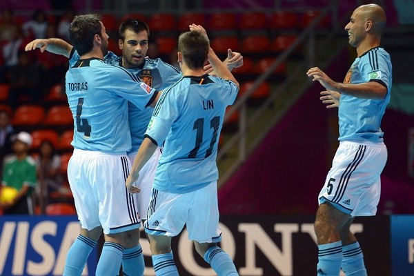 Mundial de fútbol sala 2012: España supera a Marruecos por 5-1