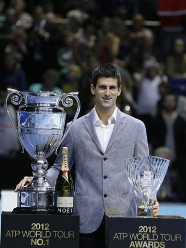 Novak Djokovic y Serena Williams, ‘Campeones Mundiales 2012’ para la ITF