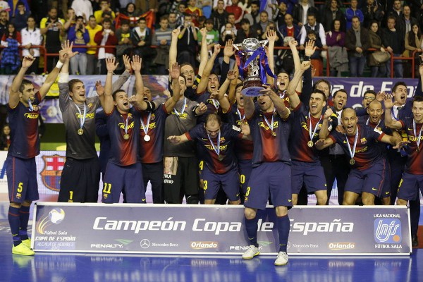 Copa de España de Fútbol Sala 2013: Barcelona Alusport vuelve a ganar