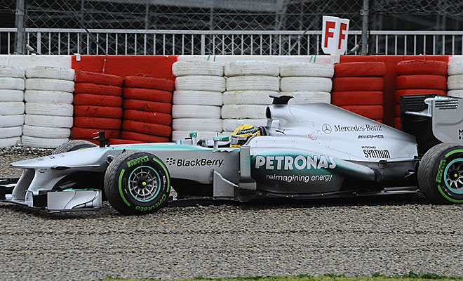 Pretemporada Fórmula 1 2013: Hamilton domina una última jornada marcada por la lluvia