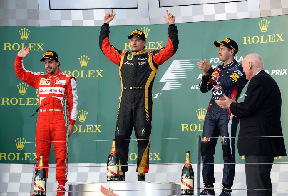 GP de Australia 2013 de Fórmula 1: Raikkonen consigue el triunfo por delante de Alonso y Vettel