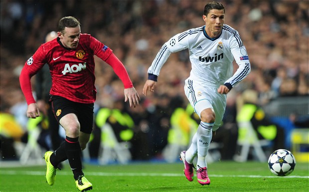 Liga de Campeones 2012-2013: vuelta de octavos con Manchester United-Real Madrid y PSG-Valencia