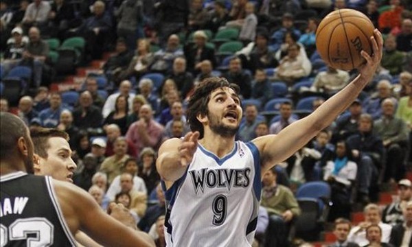 NBA: el primer triple doble de Ricky Rubio