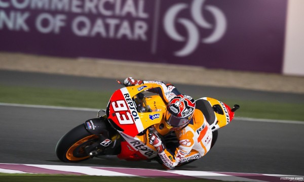 GP de Qatar de motociclismo 2013: Márquez, Nagakami y Salom, los más rápidos por el momento