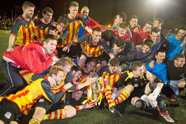 UE Sant Andreu gana la Copa Federación de fútbol de 2013