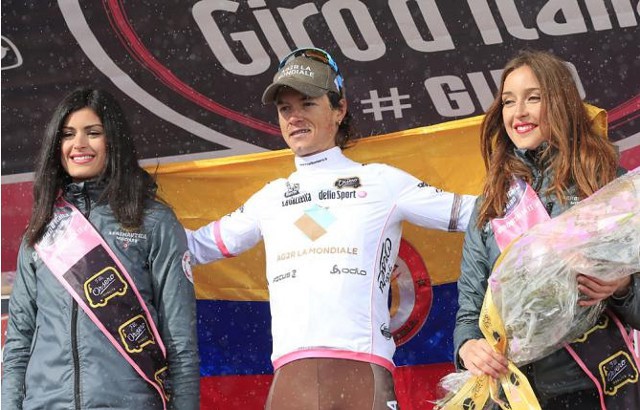 El colombiano Betancur fue el mejor joven del Giro 2013