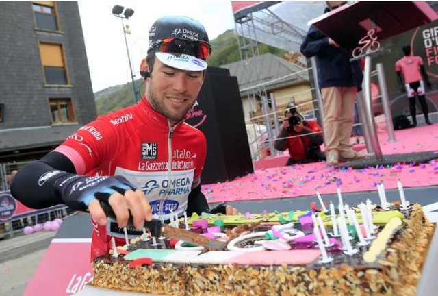 Cavendish se regaló por su 28 cumpleaños cinco etapas del Giro 2013