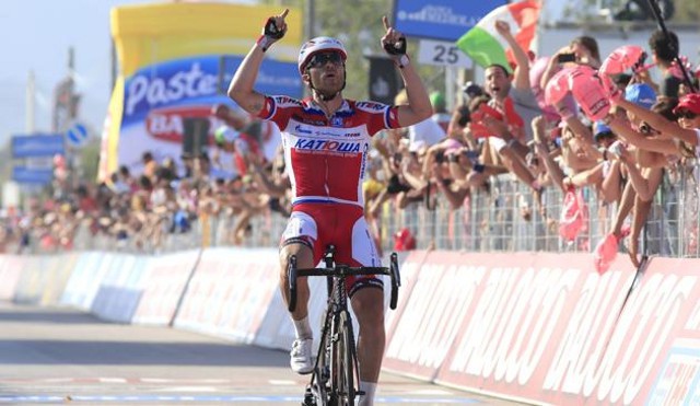 Giro de Italia 2013: Paolini gana la tercera etapa y es nuevo líder