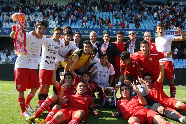 El Sevilla, el mejor equipo juvenil de 2013