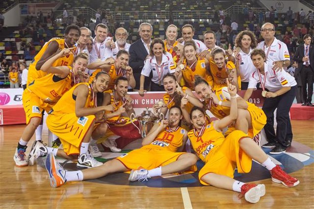 La sub 19 femenina, campeonas de Europa de baloncesto