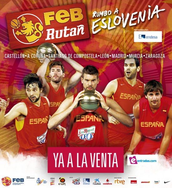 La gira de preparación de España para el Eurobasket de Eslovenia ya tiene fechas y entradas