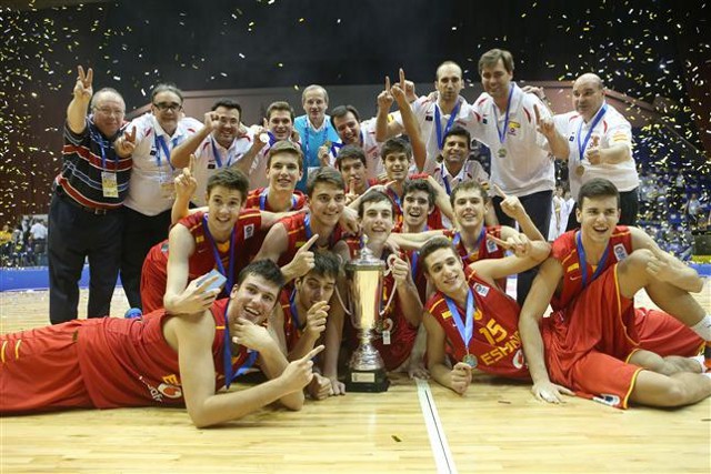 La selección sub 16 gana el Eurobasket 2013