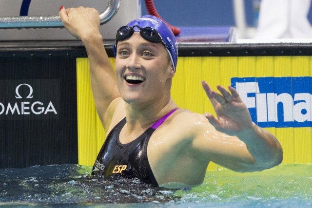 Mireia Belmonte bate el récord mundial del 800 libre en piscina corta