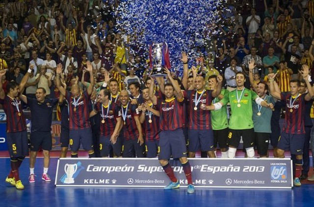 El Barça gana la Supercopa de España 2013 de fútbol sala