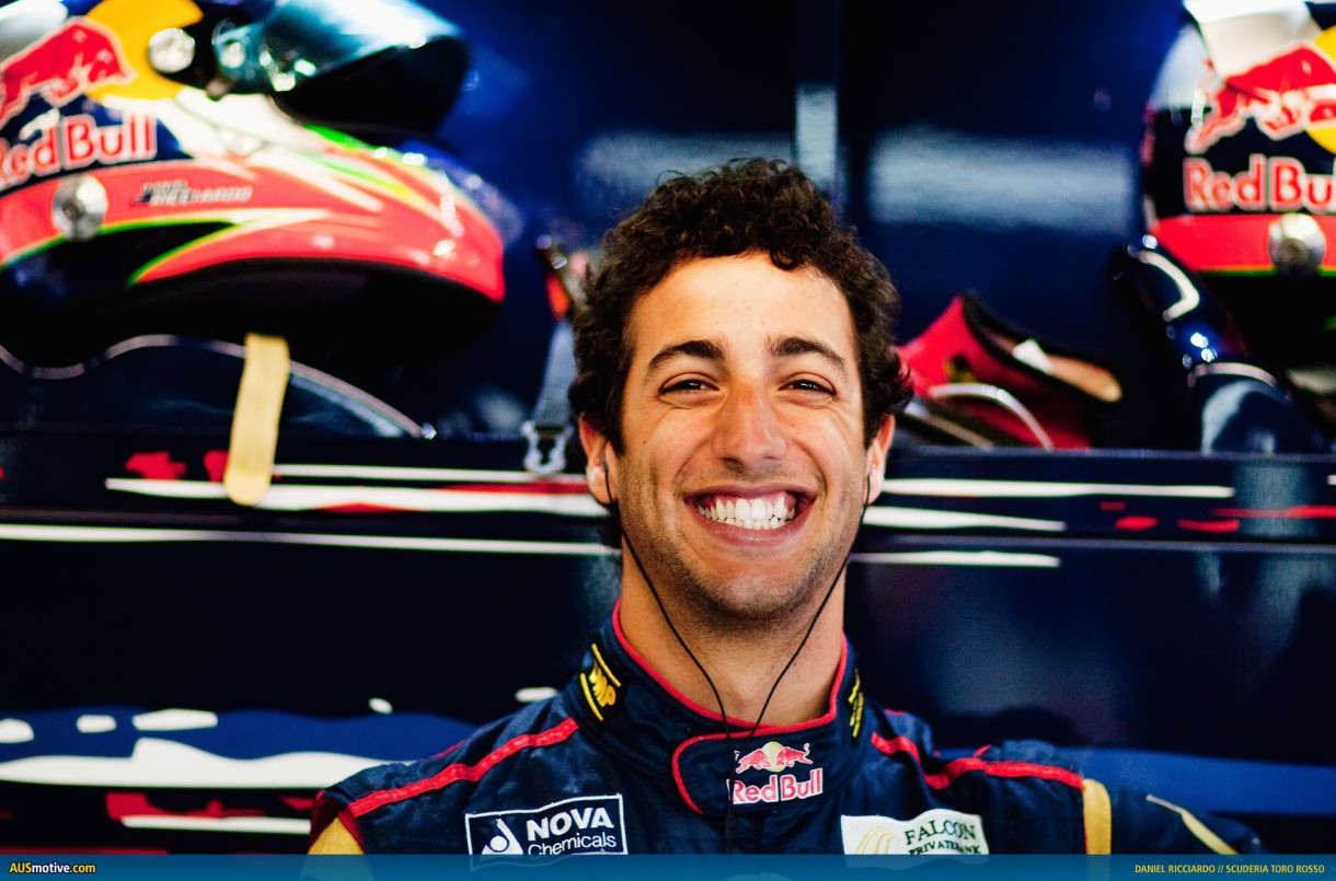 Daniel Ricciardo acompañará a Sebastian Vettel en Red Bull en 2014