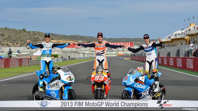 Resumen 2013 motociclismo: Viñales, Espargaró y Márquez, tres campeones para otro año de oro