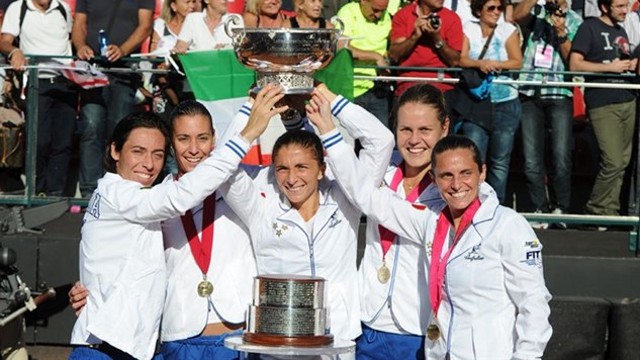 Italia ganó la Copa Federación 2013, la cuarta de su historia