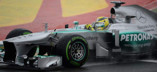 GP de Brasil 2013 de Fórmula 1: Rosberg domina los lluviosos libres del viernes