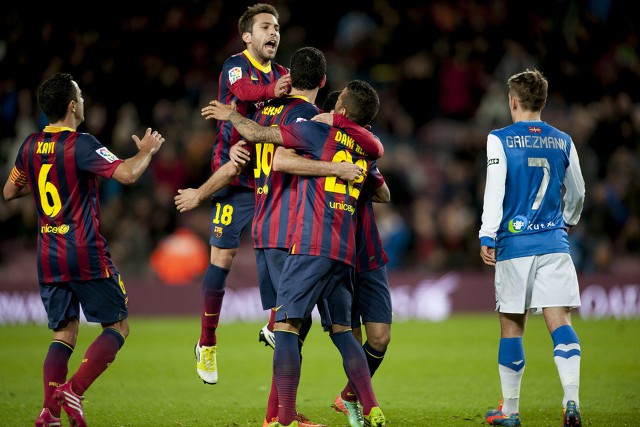 Copa del Rey 2013-2014: el Barcelona gana a la Real con polémica y suerte