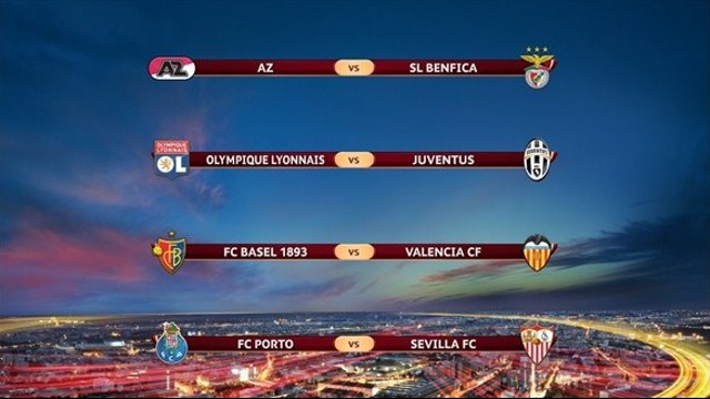 Europa League 2013-2014: Basilea-Valencia y Oporto-Sevilla en cuartos