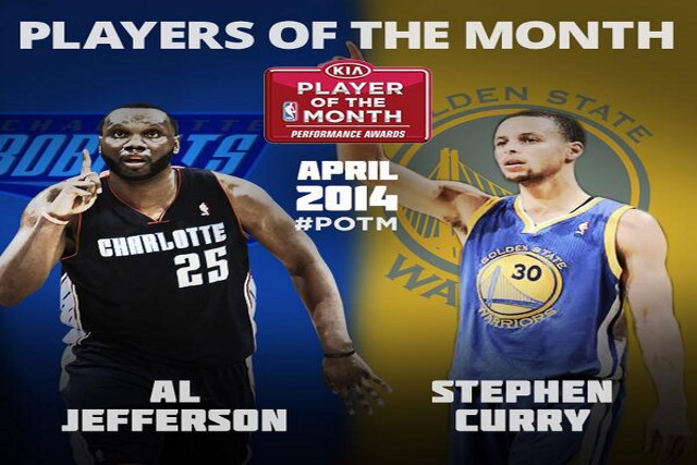 NBA: Curry y Jefferson, los mejores de abril de 2014