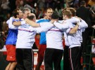 Copa Davis 2014: República Checa a semifinales, eliminatoria igualadas en Francia e Italia