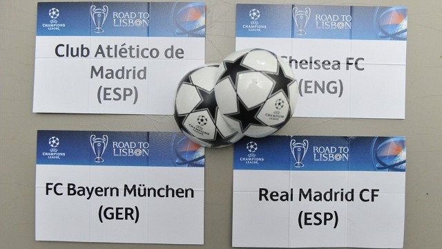 Liga de Campeones 2013-2014: Madrid-Bayern y Atlético-Chelsea, las semifinales