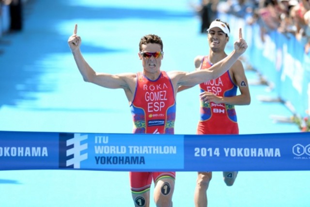 Tres de tres para Javi Gómez Noya en este año 2014 tras ganar en Yokohama