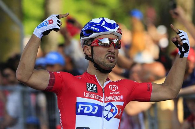 El francés Bouhanni ya lleva tres victorias en el Giro