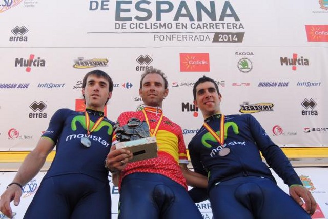 Alejandro Valverde es el nuevo campeón de España contrarreloj