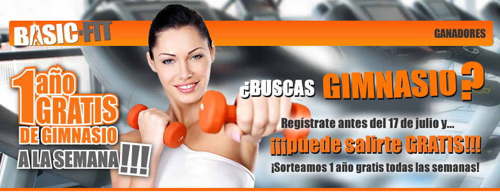 Consigue un año de gimnasio gratis con Basic-Fit