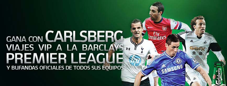 Carlsberg te invita a ver un partido de la Premier League en directo