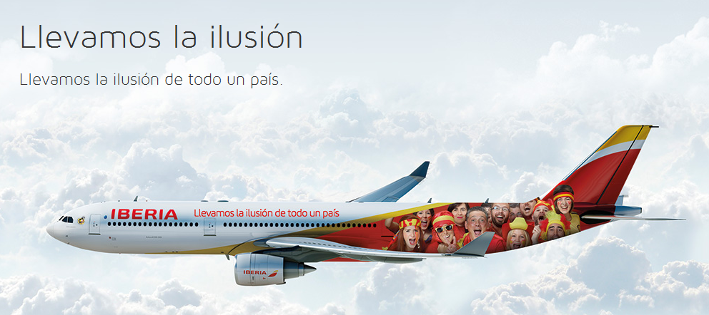 Iberia lleva a la selección española de fútbol al Mundial de Brasil