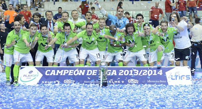 Inter Movistar vuelve a ganar a ElPozo y es campeón de la Liga Nacional de Fútbol Sala