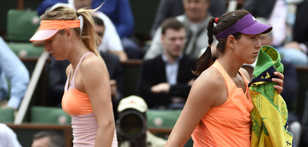 Roland Garros 2014: Sharapova y Bouchard ponen fin al sueño de Muguruza y Suárez Navarro