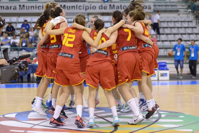 La selección femenina U18 gana el bronce en el Europeo de baloncesto 2014