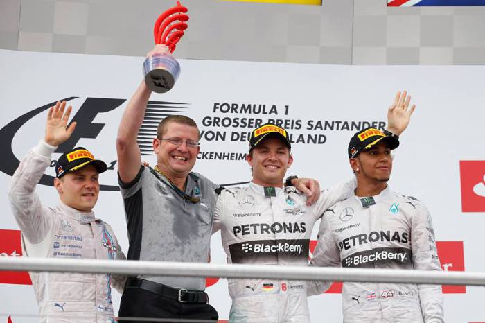 GP Alemania podium