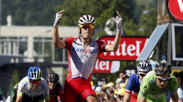 Tour de Francia 2014: Kristoff se quita las ganas de ganar en Saint Étienne