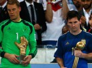 Mundial de Brasil 2014: Messi, Neuer, James y Pogba se llevan los premios individuales